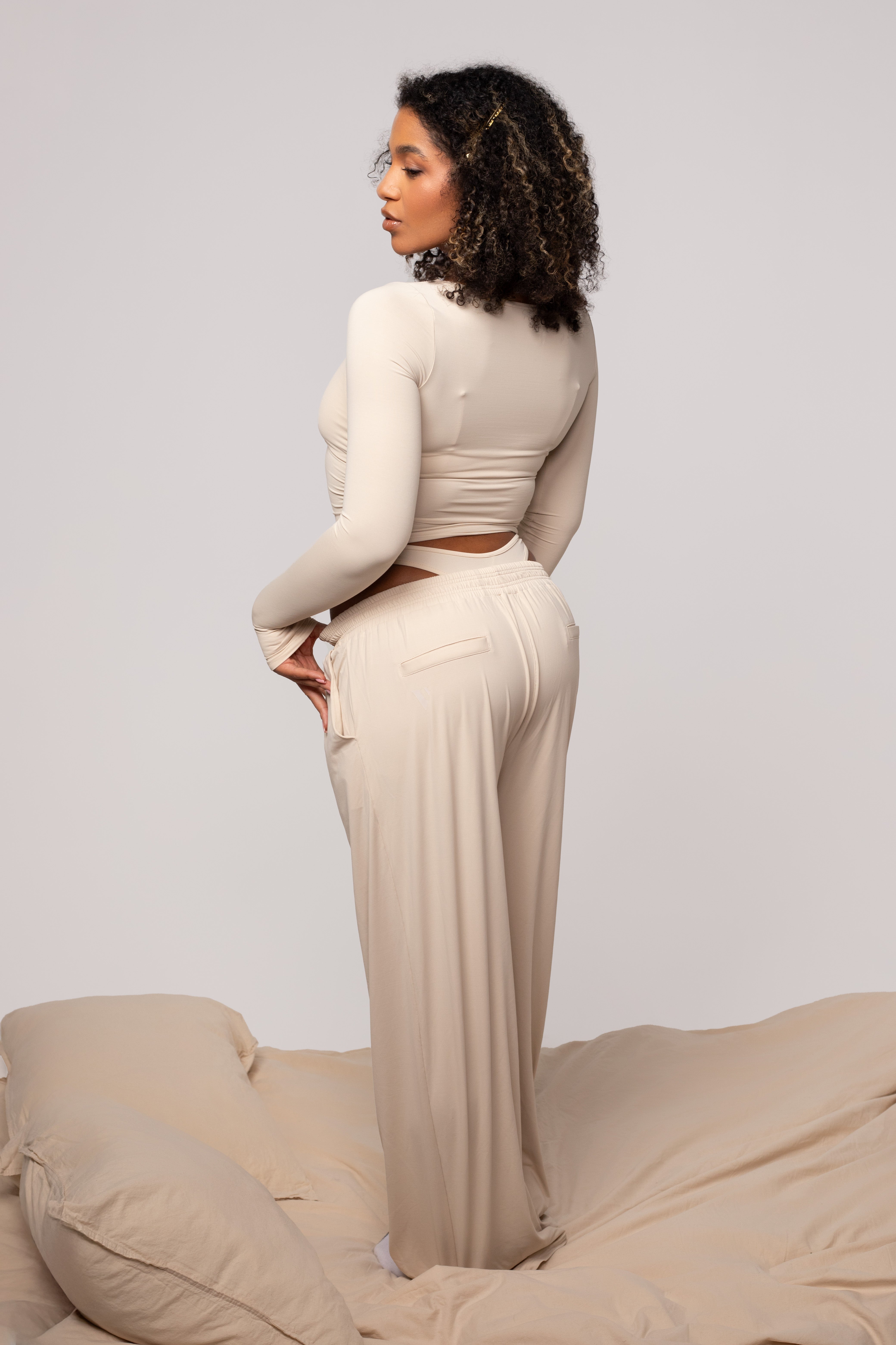 Oat Wide Leg Pants