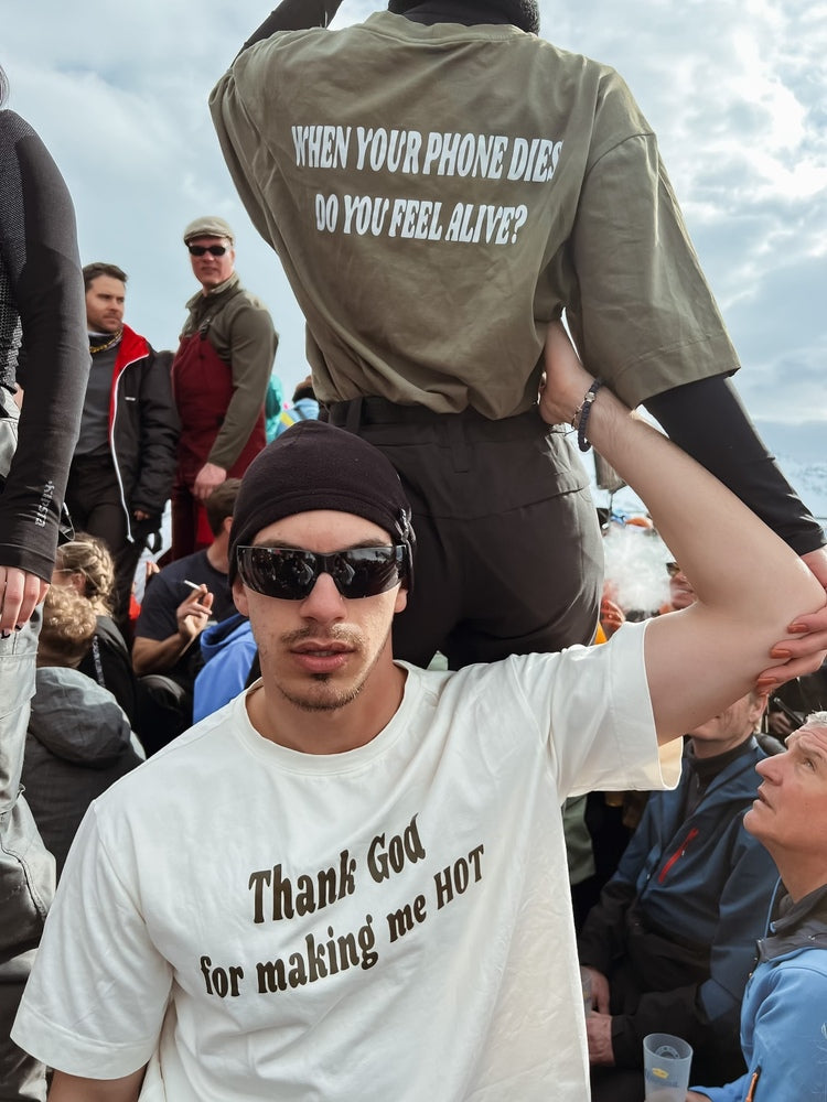 'Do you feel alive?'' T-shirt